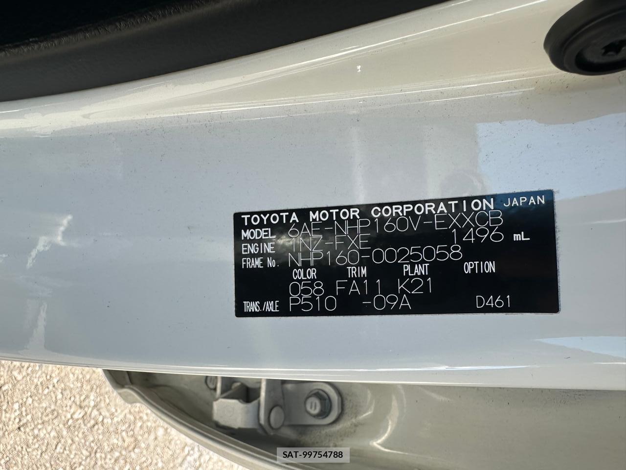 Toyota PROBOX 2020 1372553-34