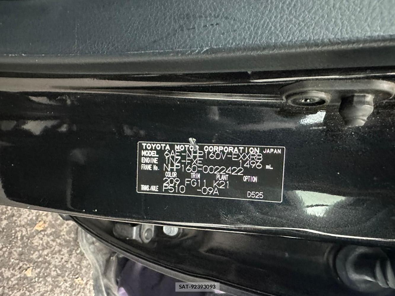 Toyota PROBOX 2020 1375370-34