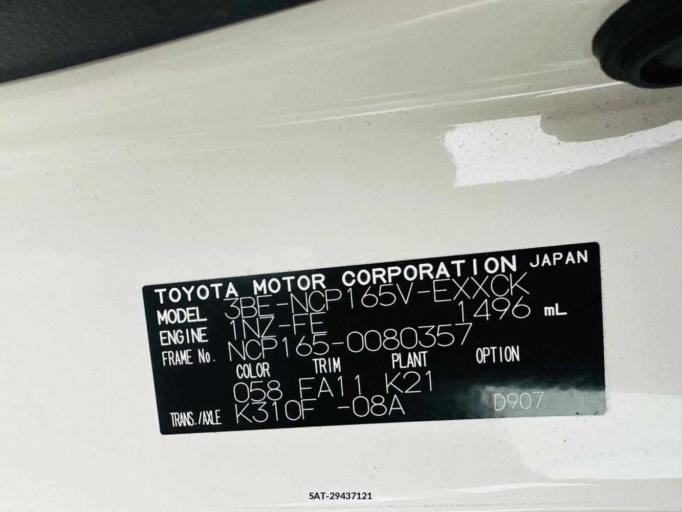 Toyota PROBOX 2020 5852462-39