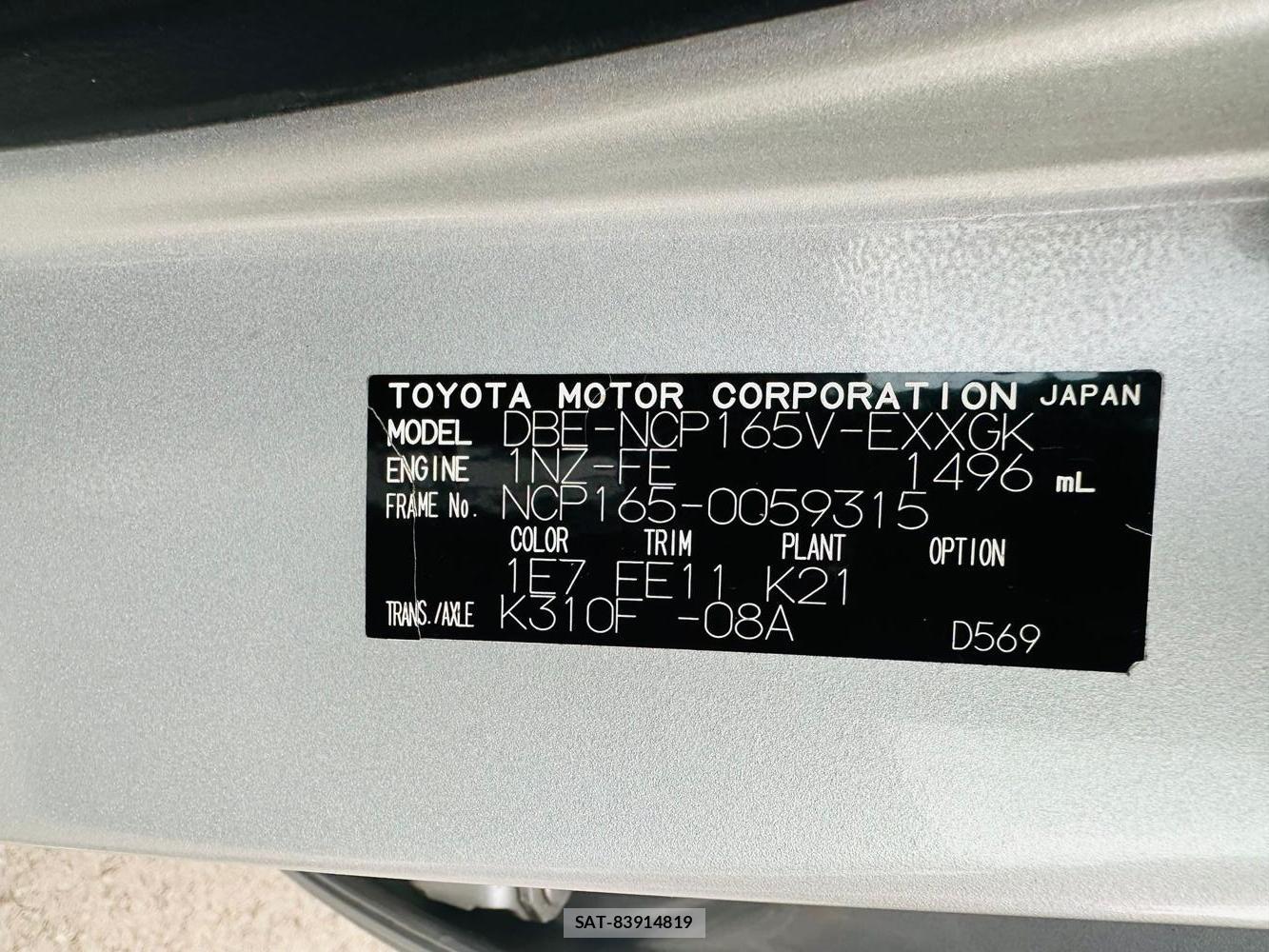 Toyota PROBOX 2019 4380706-35