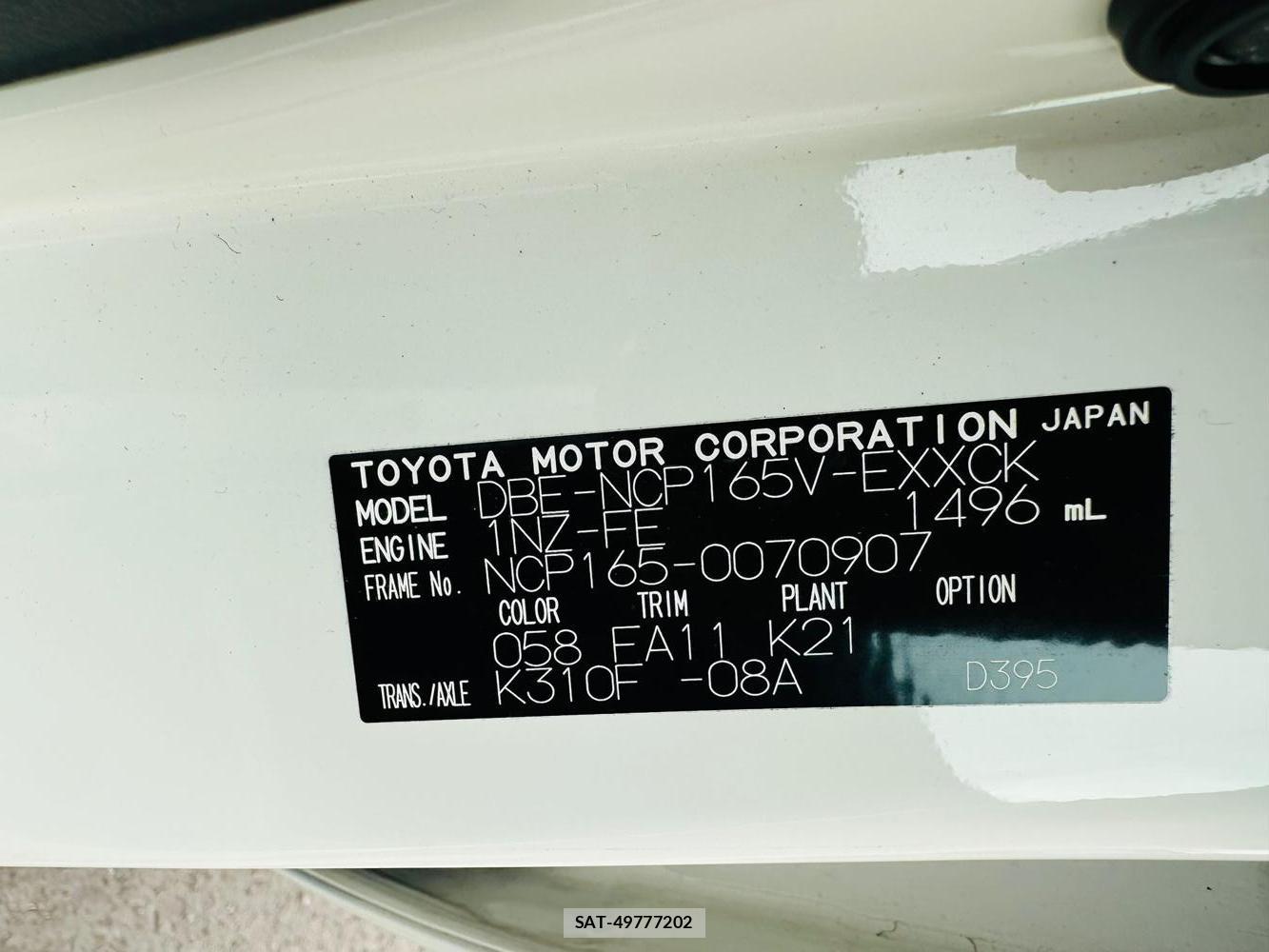 Toyota PROBOX 2019 4381242-35