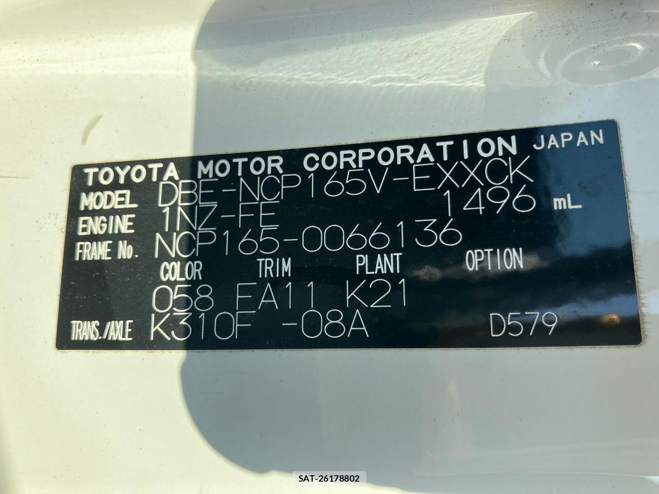 Toyota PROBOX VAN 2019 1289520-36