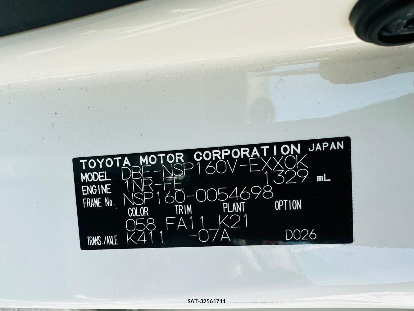 Toyota PROBOX VAN 2020 7279939-39