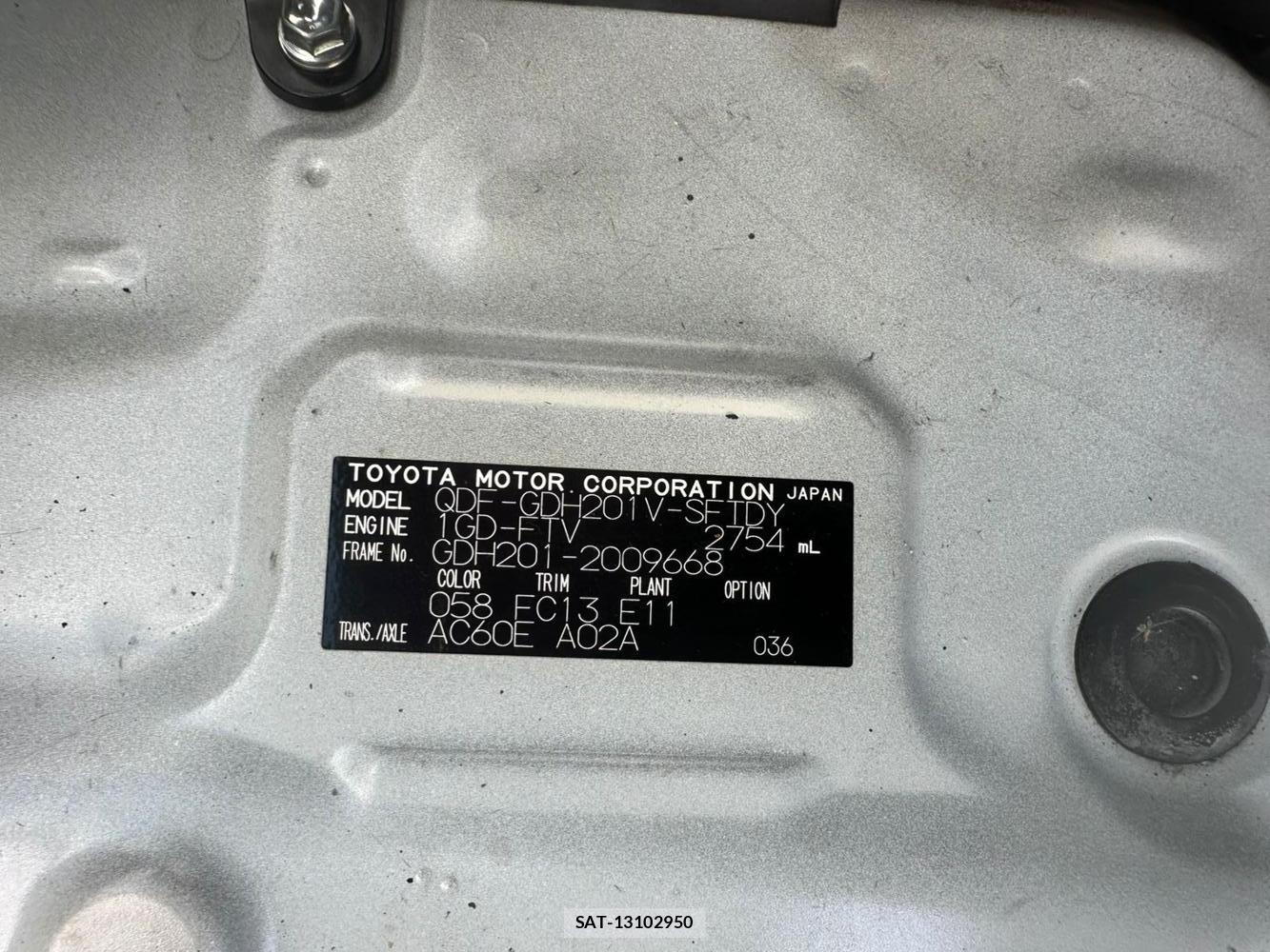 Toyota REGIUSACE VAN 2019 1588577-38