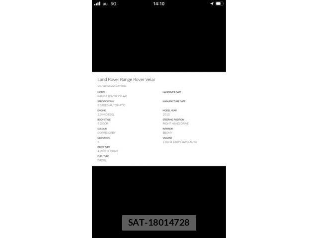 ROVER RANGE ROVER 2019-01 8527182-28