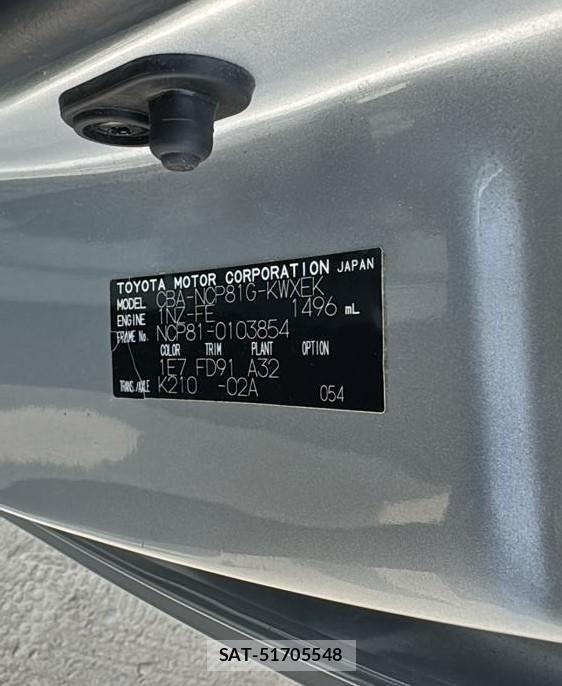 Toyota SIENTA 2005 6634473-24