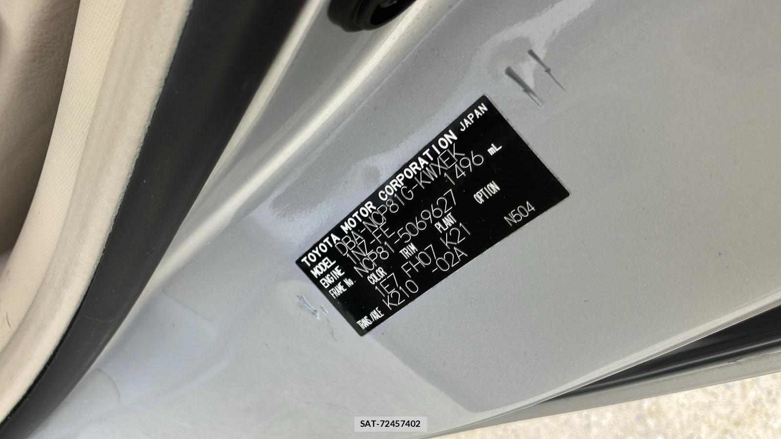 Toyota SIENTA 2008 6788178-33