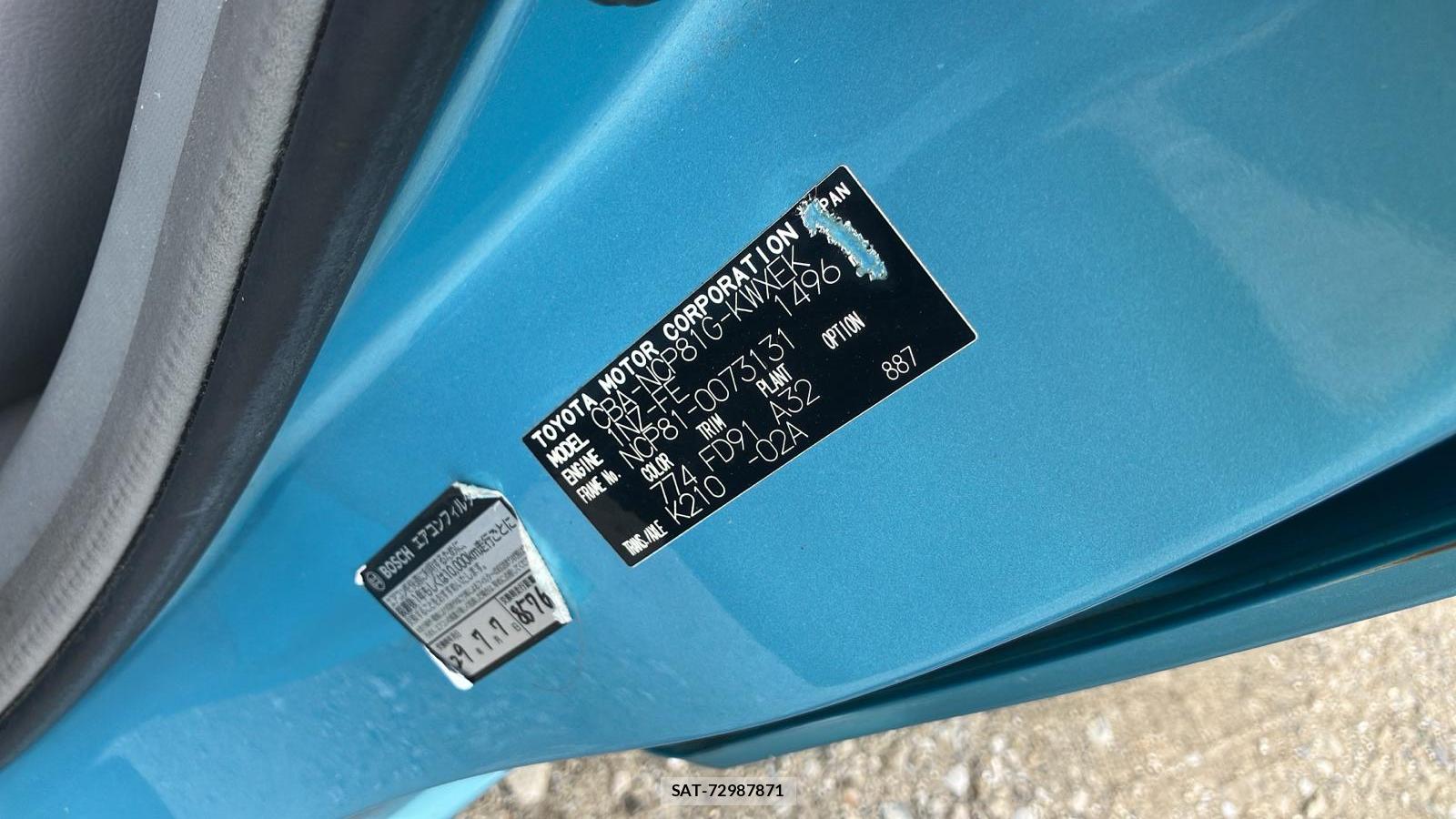 Toyota SIENTA 2004 6634472-34