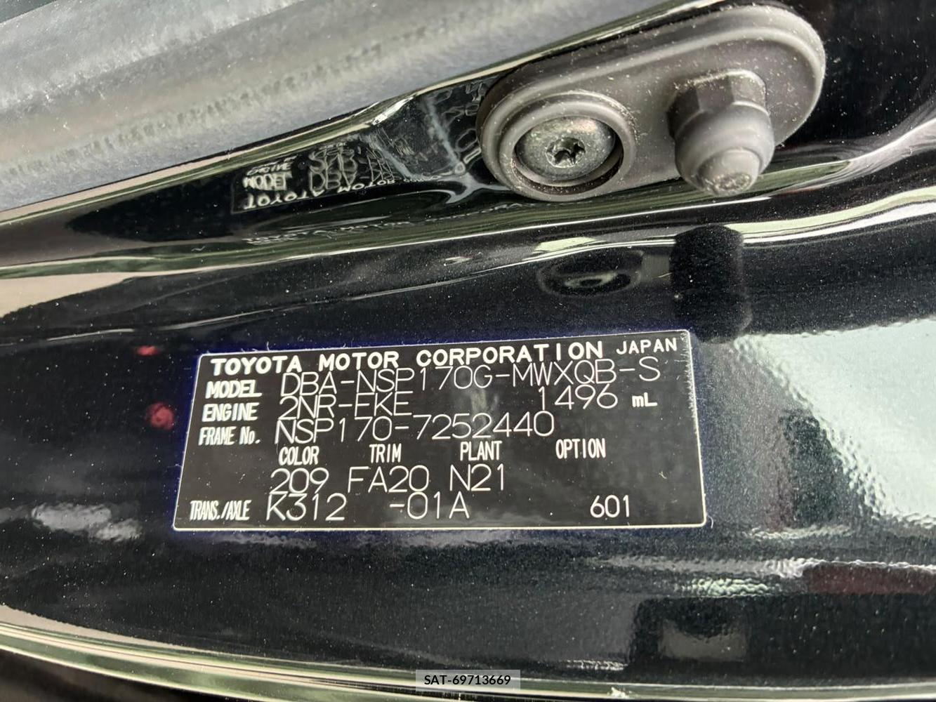 Toyota SIENTA 2020-05 8344475-39