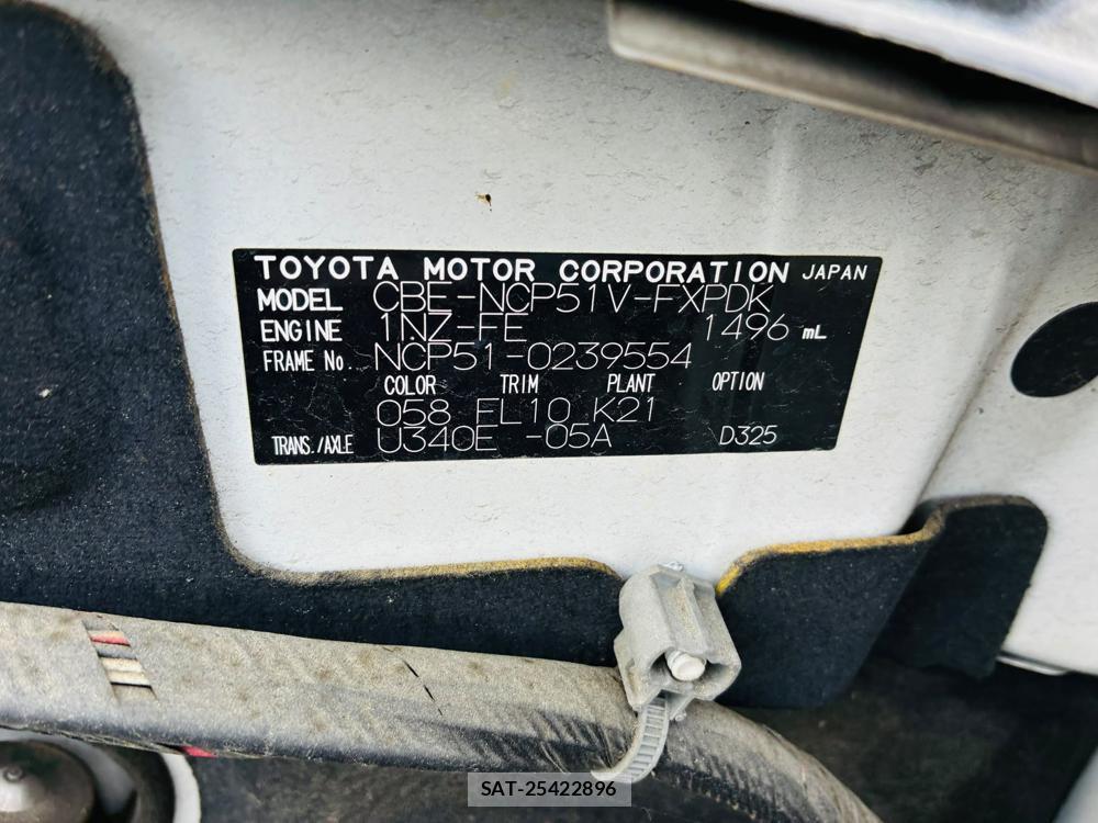 Toyota SUCCEED VAN 2010-05 8144161-34
