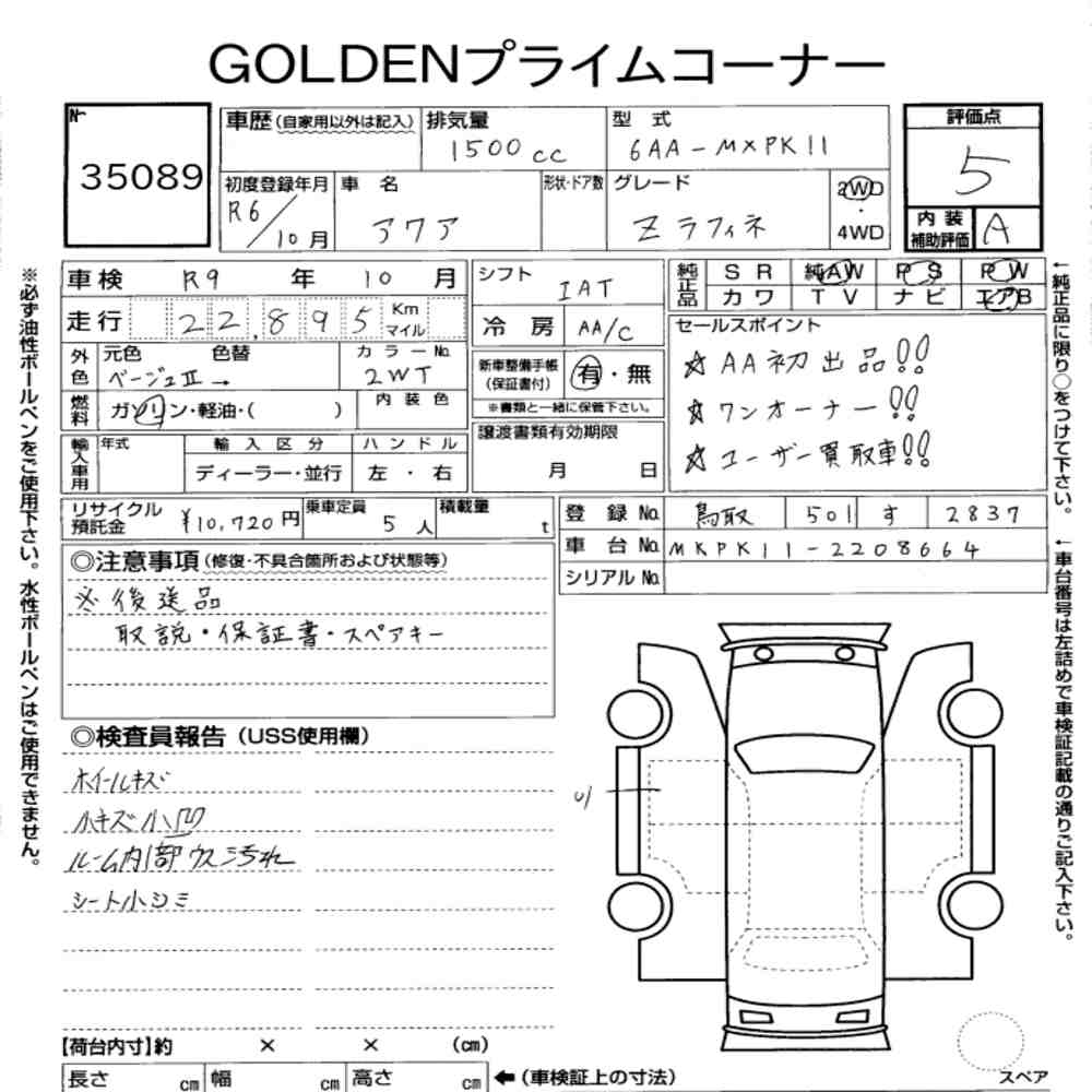 Toyota AQUA 2024 1485955-7