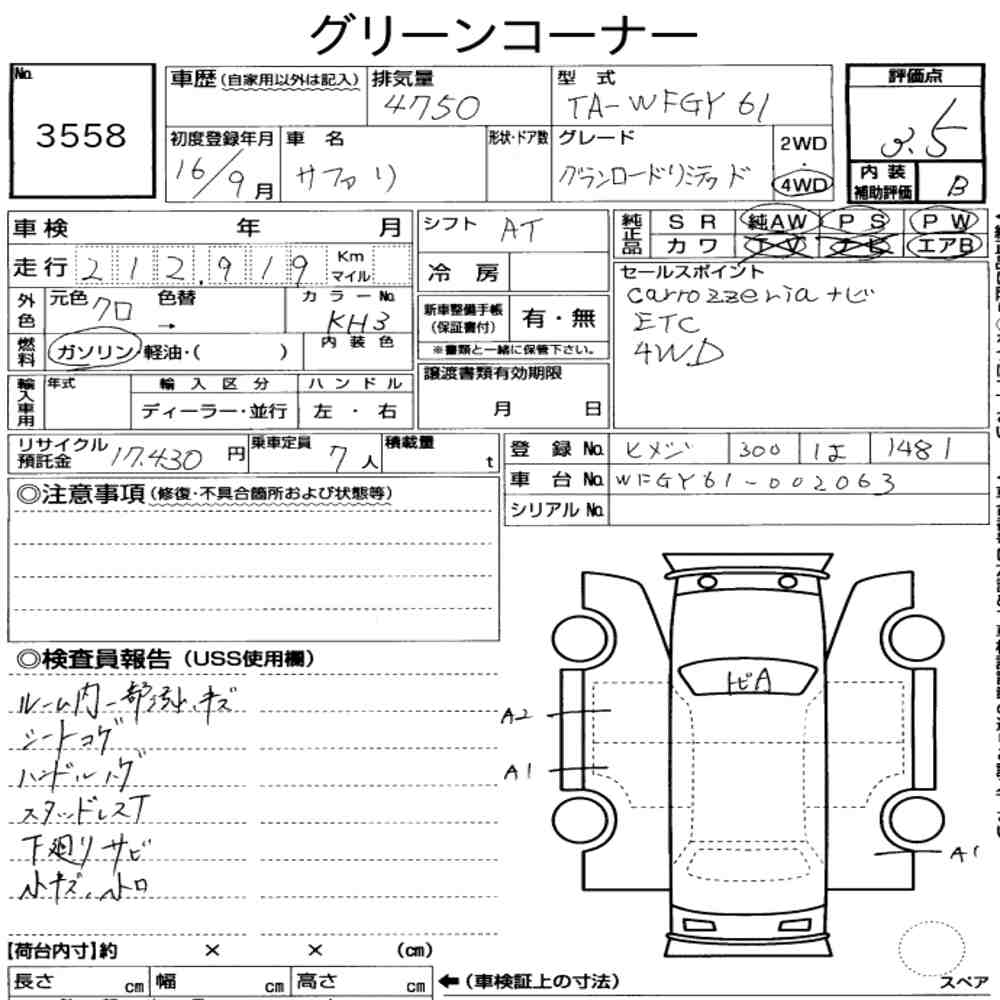 Nissan SAFARI 2004 7091463-7