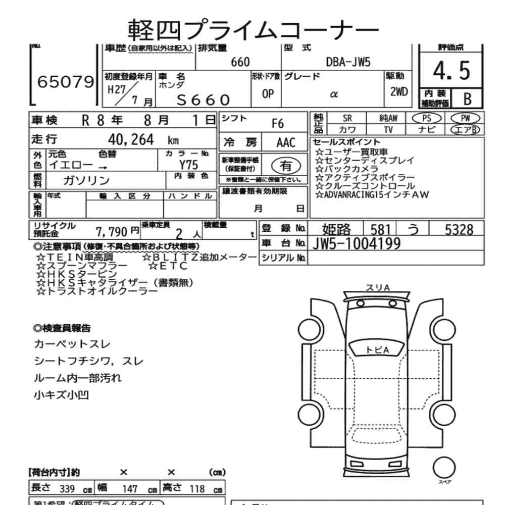 Honda S660 2015 7439058-7