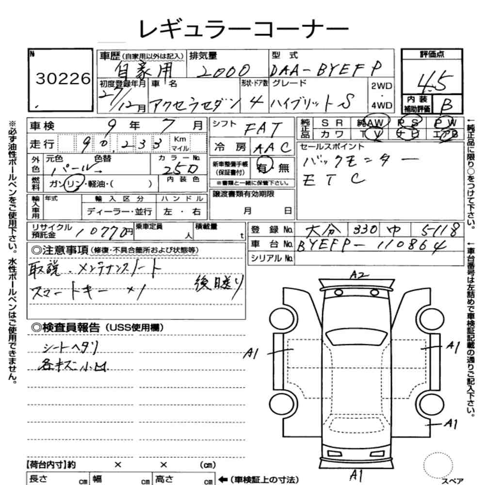 Mazda AXELA HYBRID 2015 7495024-6