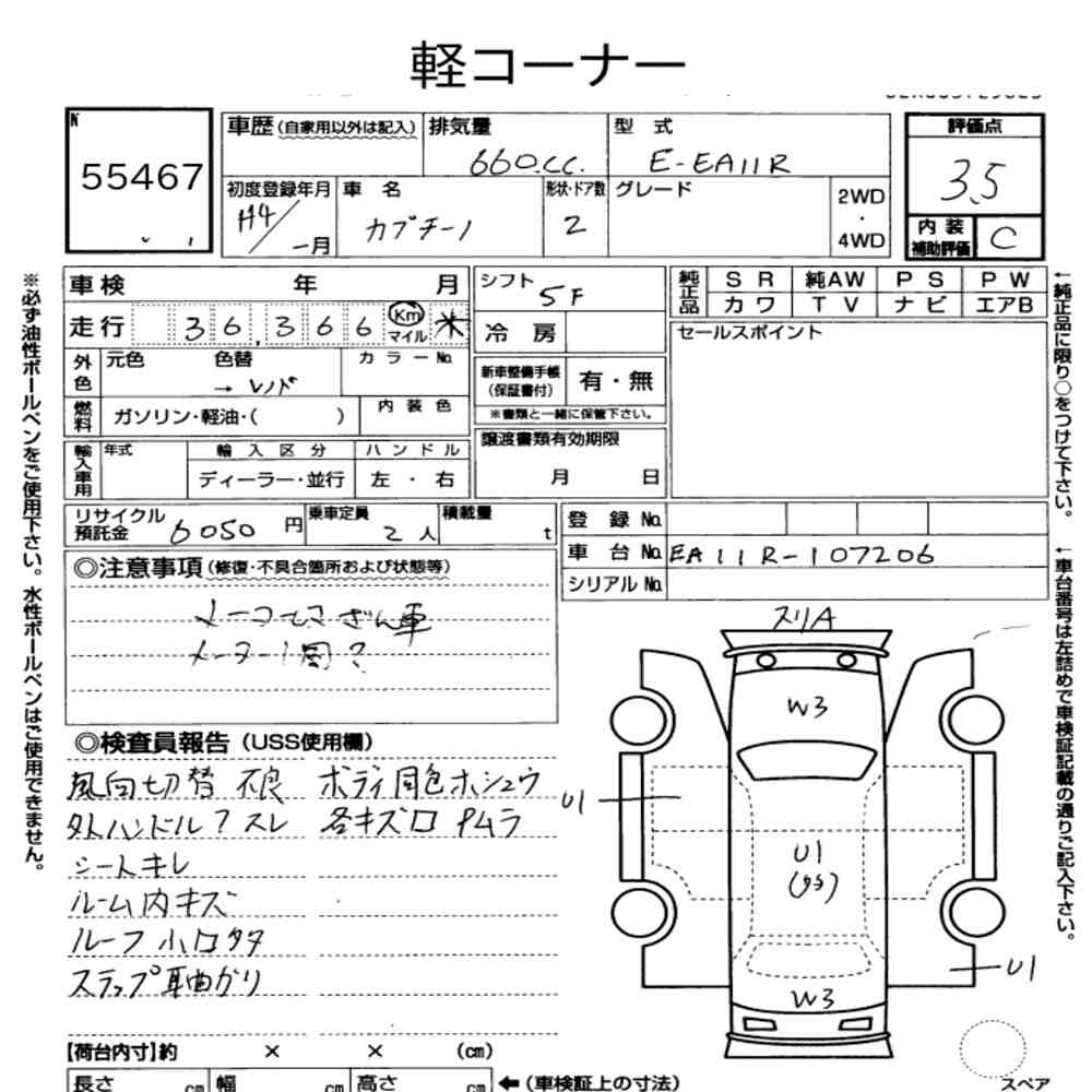 Suzuki CAPPUCCINO 1992 8153792-6