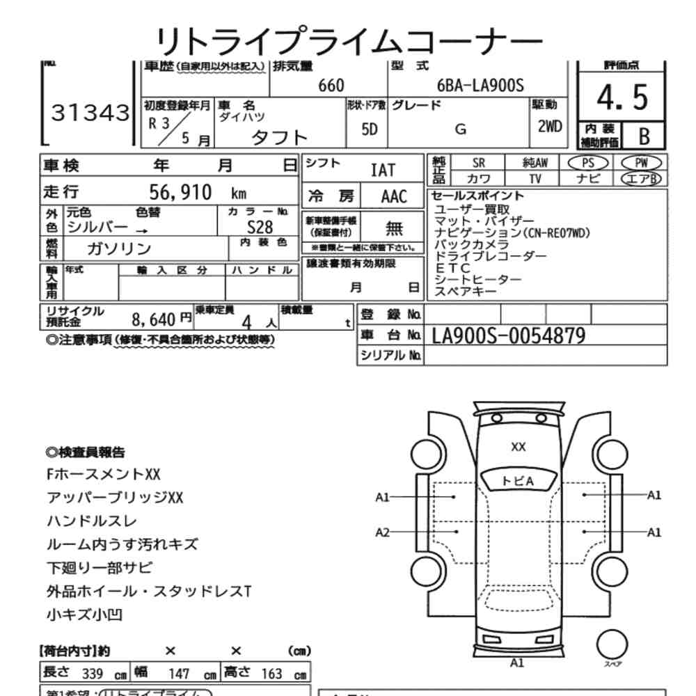 Daihatsu TAFT 2021 8237798-6