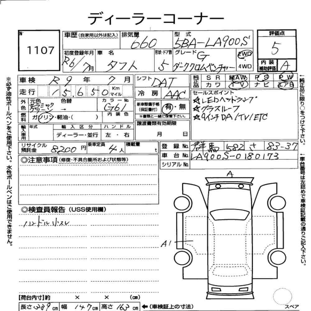 Daihatsu TAFT 2024 8242974-7