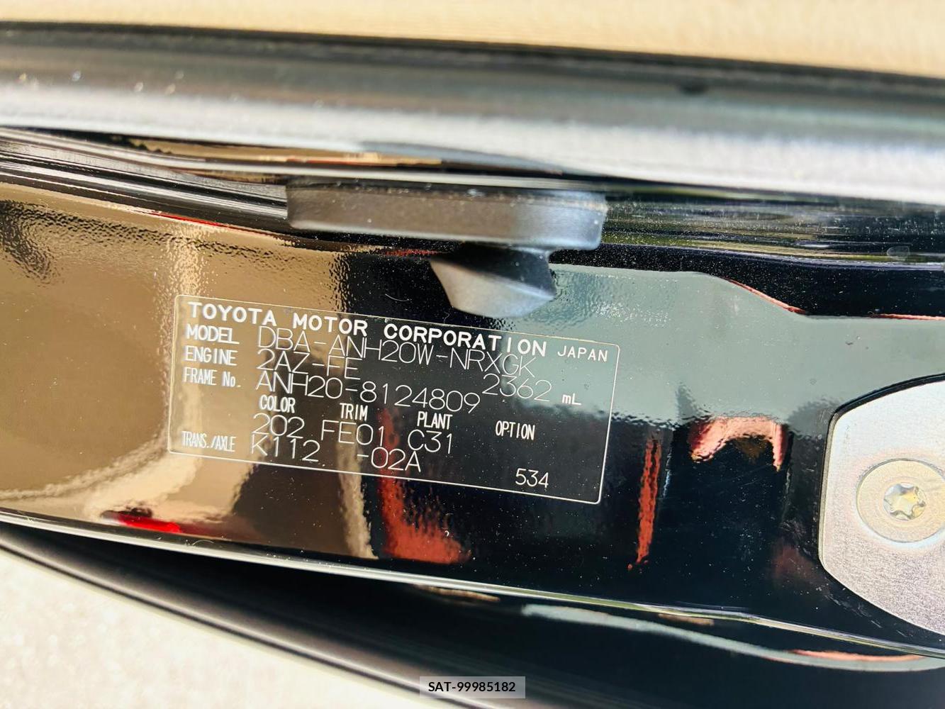 Toyota VELLFIRE 2010-07 8427870-40