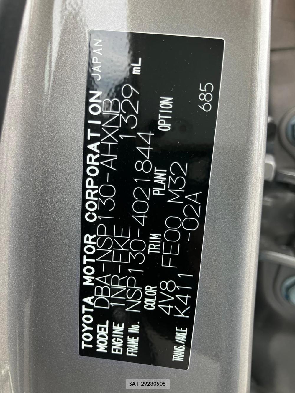 Toyota VITZ 2019 932714-41