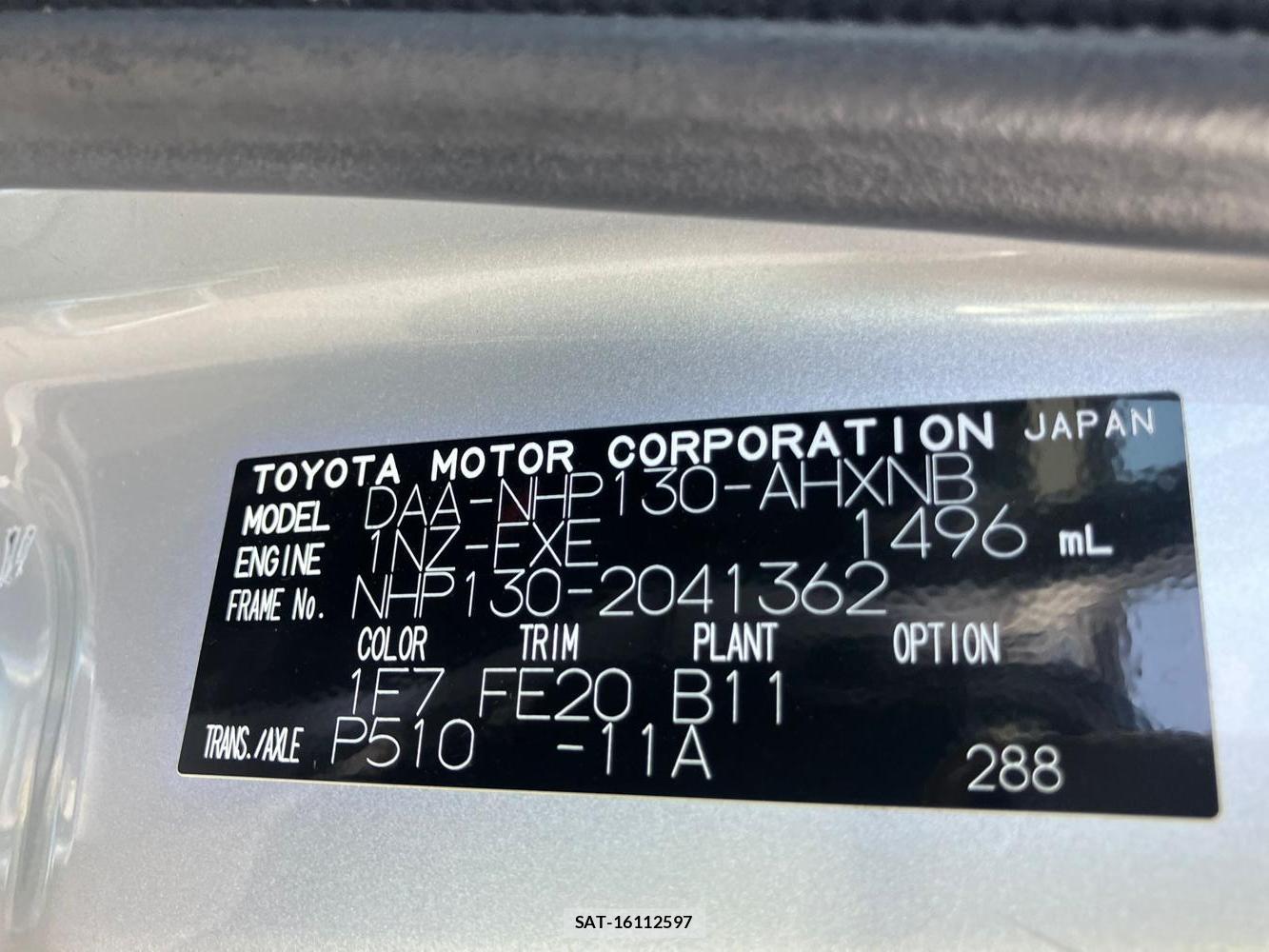 Toyota VITZ 2018 1297070-37