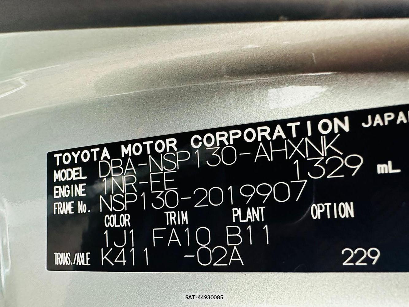 Toyota VITZ 2011 3926110-40