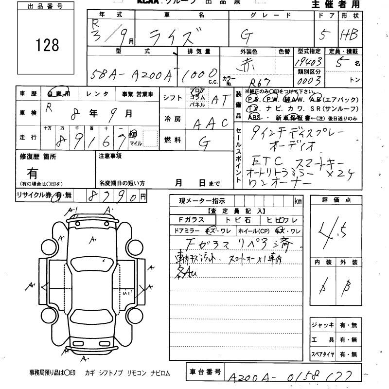 Toyota RAIZE 2021 448409-2