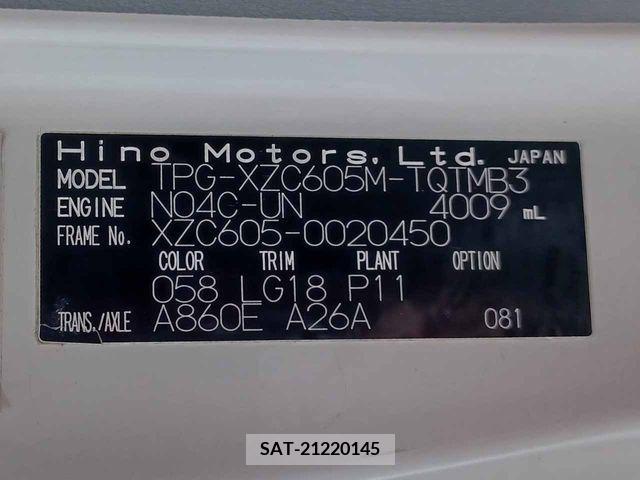 Hino DUTRO 2018-05 296691-14