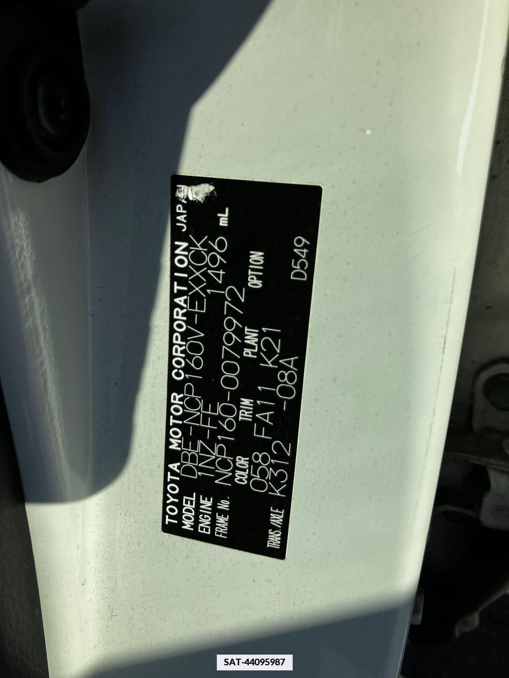 Toyota PROBOX VAN 2017-07 334665-41