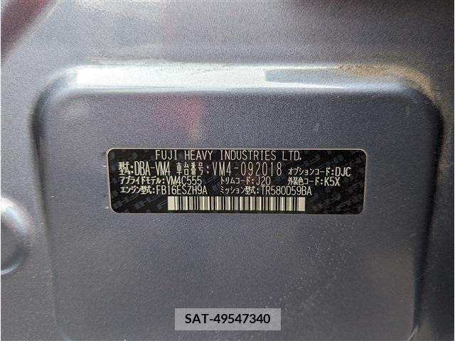 Subaru LEVORG 2017-01 217458-18