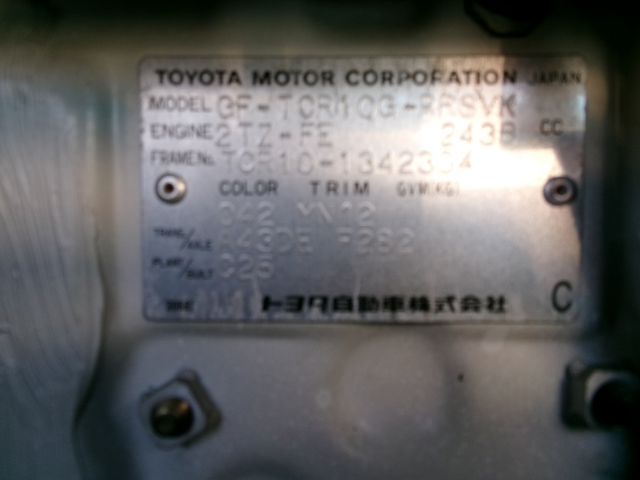 Toyota ESTIMA LUCIDA 1998-09 7018-5