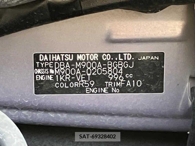 Toyota TANK 2018-06 219891-4
