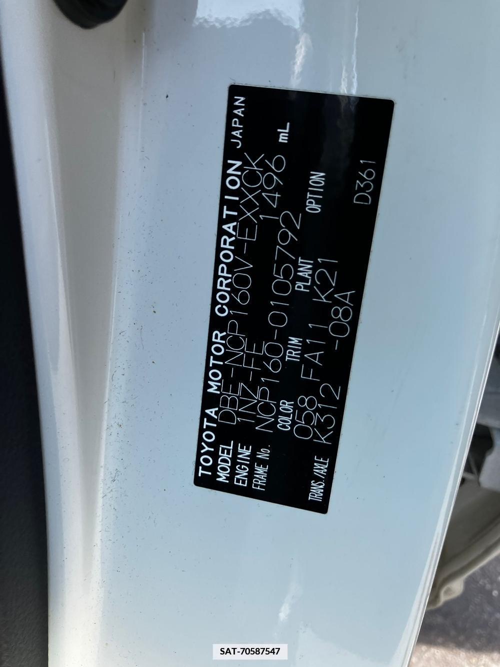 Toyota PROBOX VAN 2018-06 334668-40