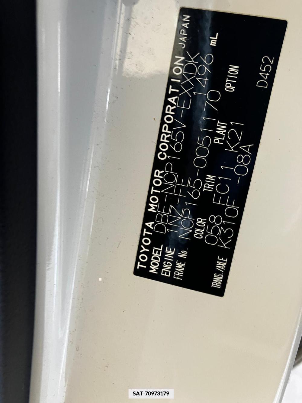 Toyota PROBOX VAN 2018-07 334649-41