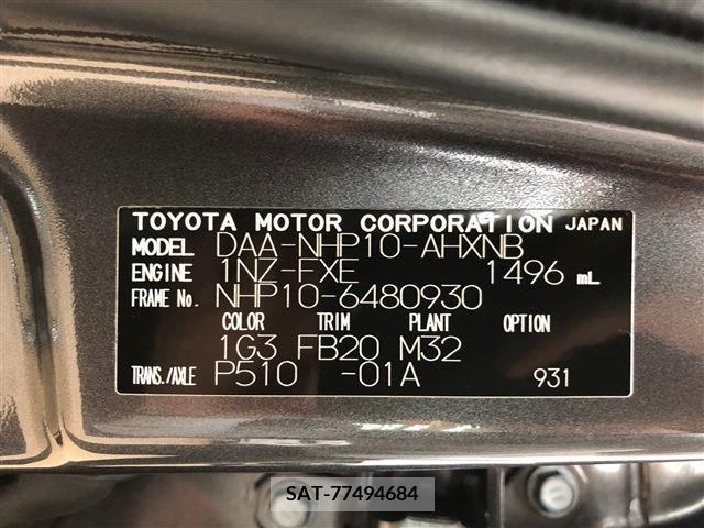 Toyota AQUA 2016-02 200213-28