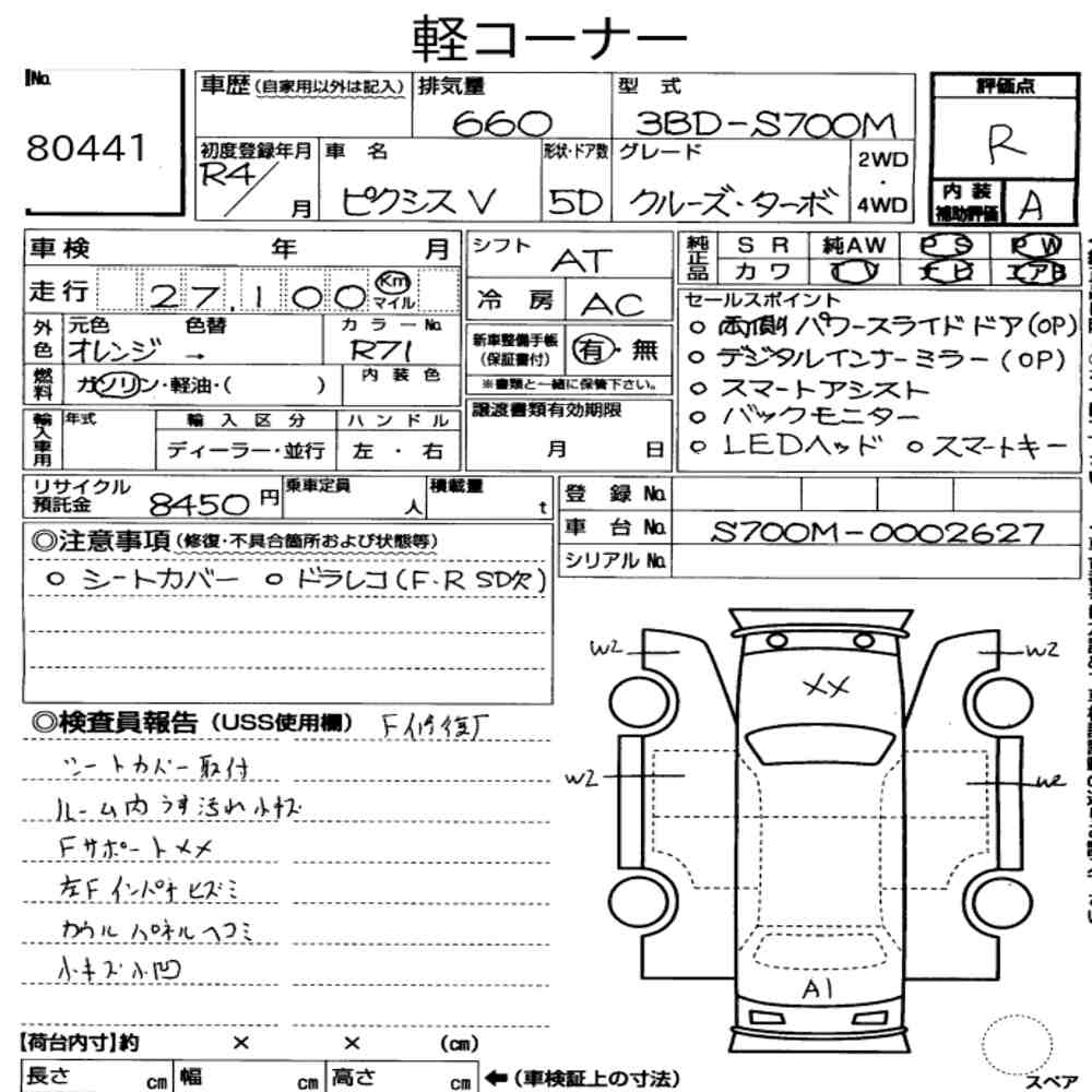 Toyota PIXIS VAN 2022 8926003-6