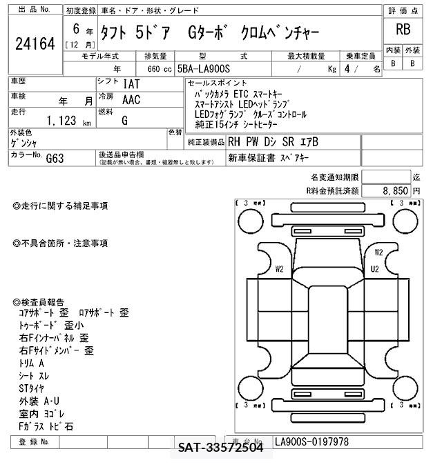Daihatsu TAFT 2024 8698273-2