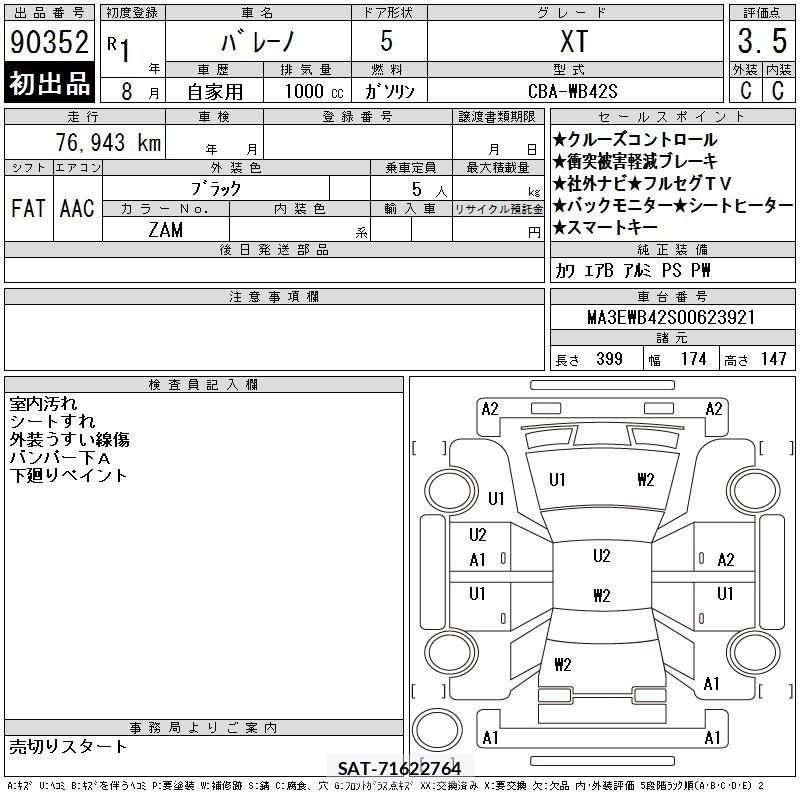 Suzuki BALENO 2019 8809321-2