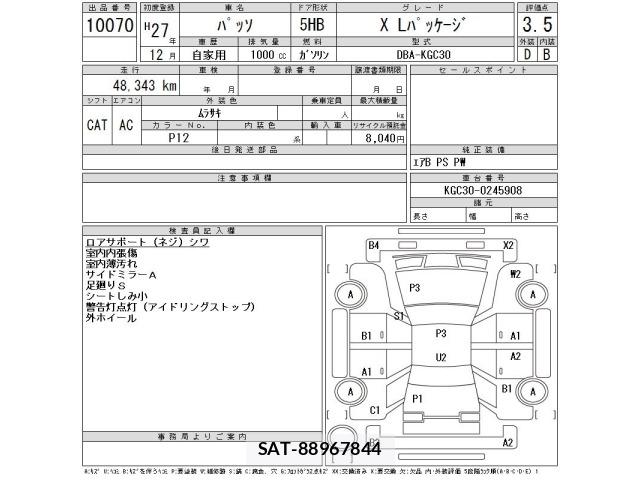 Toyota PASSO 2015 8886207-2