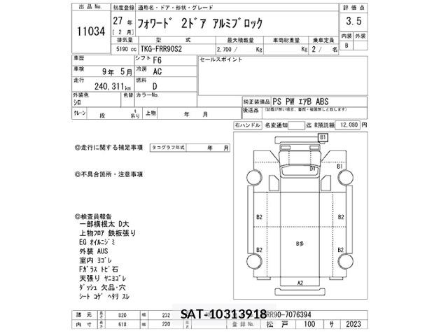 Isuzu FORWARD 2015 8823735-2