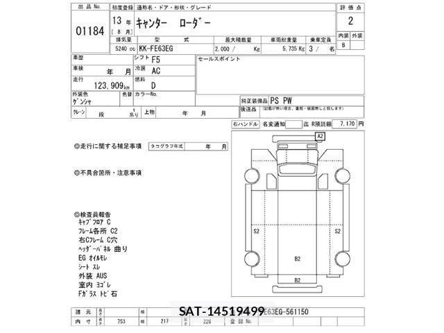 Mitsubishi CANTER 2001 8952800-2