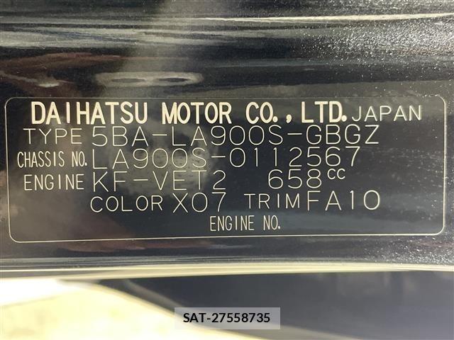 Daihatsu TAFT 2022 8936131-8