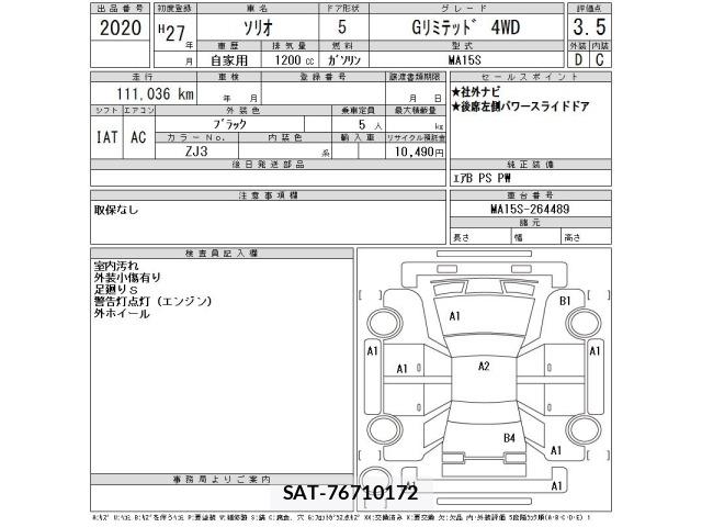 Suzuki SOLIO 2015 8718669-2