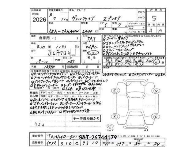Toyota VELLFIRE 2025 8903606-2