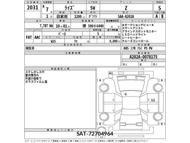 Toyota RAIZE 2025 8684043-2