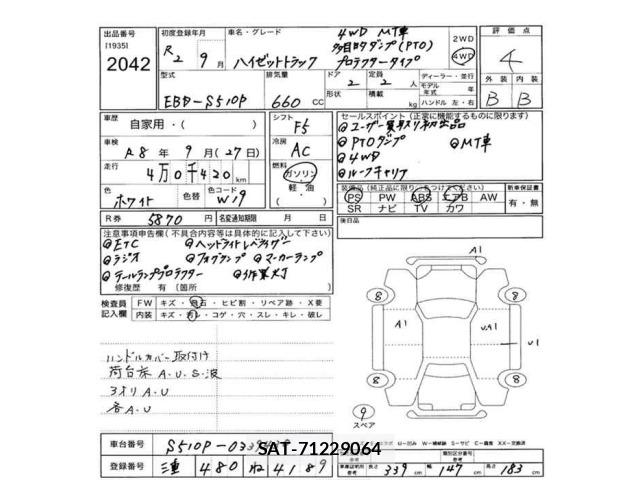 Daihatsu HIJET TRUCK 2020 8862898-2