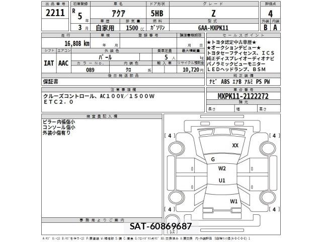 Toyota AQUA 2023 8722620-2