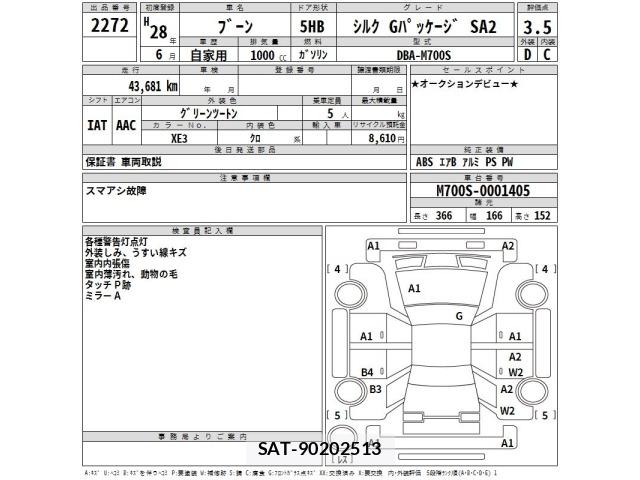 Daihatsu BOON 2016 8670060-2