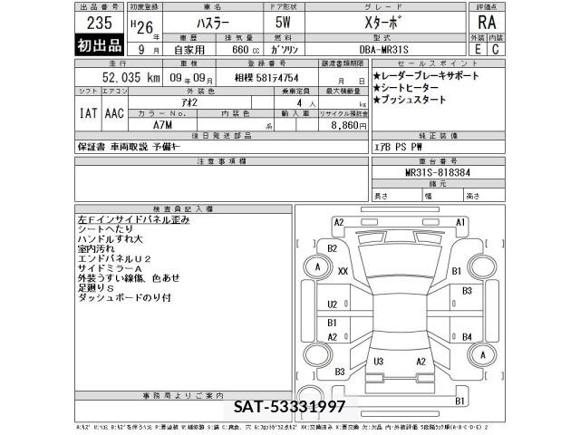 Suzuki HUSTLER 2014 8953695-2