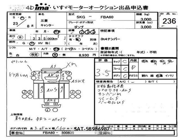 Mitsubishi CANTER 2011 8863604-2