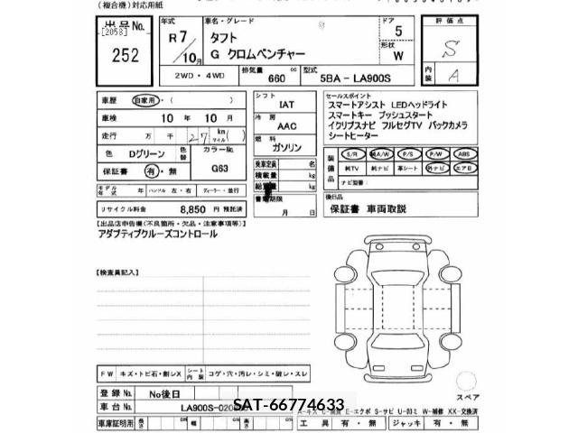 Daihatsu TAFT 2025 8756413-2